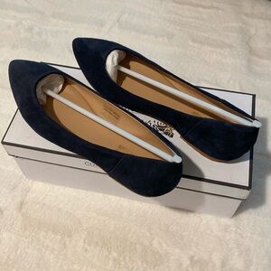 Coach and Four navy flats size 8